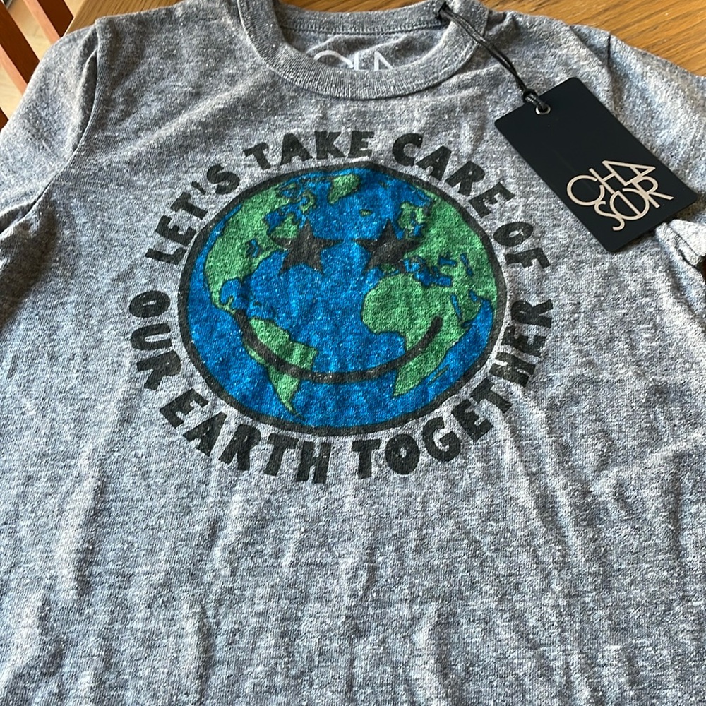 Chaser Let’s Take Care of Our Earth Together Size 6 NWT